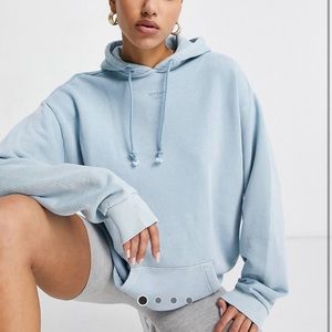 Light Blue Reebok Hoodie